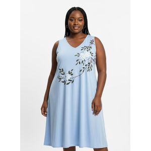 Robe oversize sans manches pour femme, style décontracté ou de soirée, ZK130003