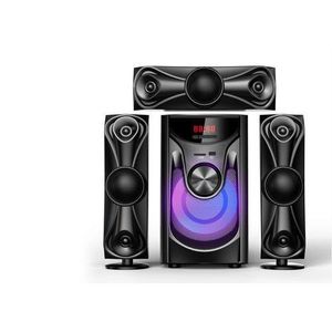 Woofer 3 Baffles DJ - Carte Mémoire USB Bluetooth FM - Noir HJ