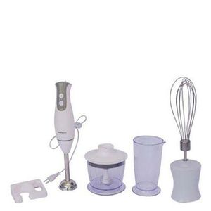 Nasco Mixeur Plongeant Multifonctions - HB1902- 700 ML - 300 W - Blanc - Garantie 03 Mois
