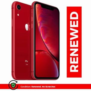 Renewed iPhone XR 128 Go 6.1"  Débloqué  12MP+7MP Garantie 6 mois  Rouge