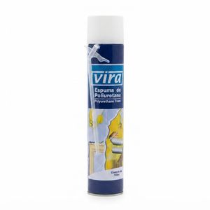 Mousse Polyuréthane Expansive Vira 750ml - Aérosol Mousse PU Isolation & Calfeutrage Bâtiment