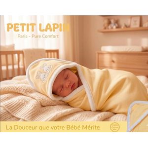 Mode  Couverture Bébé à Capuche Douce et Confortable