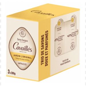 Roge Cavailles JARDIN L'original 3 Savons surgras Doux hydratant 200G