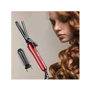 Fer A Lisser 2 En 1 - Machine à Boucler Et Lisseur - Noir