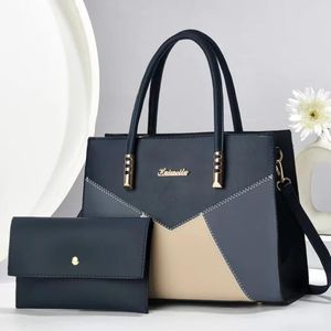 Mode Sac à main 2 en 1 Élégance - Bleu beige 