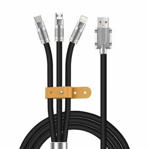 Câble De Charge Rapide De Type C, Micro USB, Compatible IPhone, Samsung, Huawei, Xiaomi, Chargeur De Téléphone, 120 W, 6A, 3 En 1 CCC