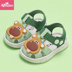 Arsuxeo Sandales pour bébé fille - Motif dessin animé