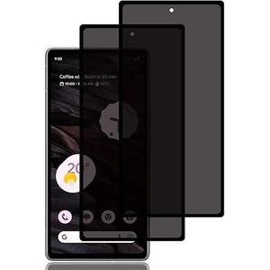 Lot de 2 Film De Protection Antichoc Anti-espion Fumé Google Pixel 8 Pro - Noir