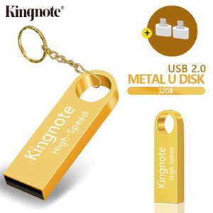 Kingnote High-Speed USB Flash Drives 32GB Flash Disks Memory USB Disk Data Storage With Android and Type-C OTG Adapter Two are given for free