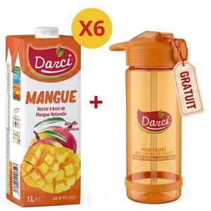 Darci Nectar De Fruit - Mangue 1L X6 + Gourde