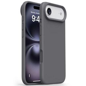 Coque En Silicone Compatible Pour iPhone 17 Air Avec Antichoc - NOIR