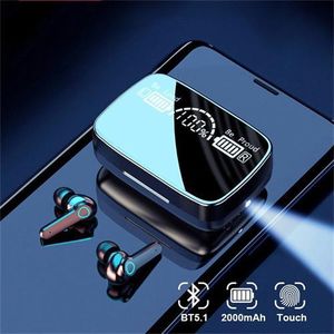 Litglobe  Wireless Crystal Clear Bluetooth 5.3 Earphones With LED Digital Display