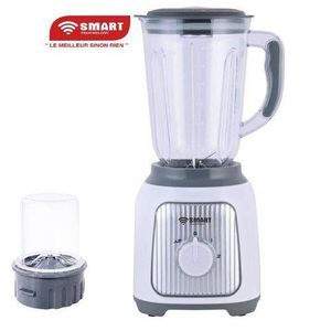 Smart technology mixeur Électrique incassable 2 en 1 (stpe-1040w) – puissance turbo 500w - Élégant - capacité 1.5l – 2 vitesses - garantie 3 mois