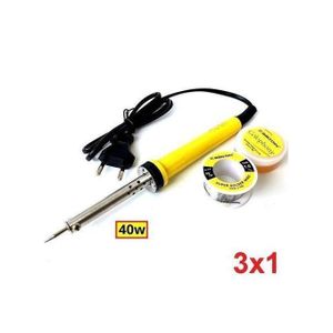 Fer à Souder électrique Kit De Soudure Industriel Avec Colophane Et Fil à Souder 40W