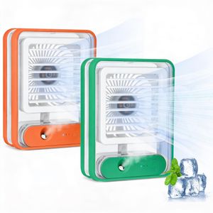 Mini Climatiseur Portable Rechargeable - Ventilateur Brumisateur Autonome (Batterie Intégrée) - Anti-Délestage & Chaleur - Recharge Type-C - Ultra Silencieux