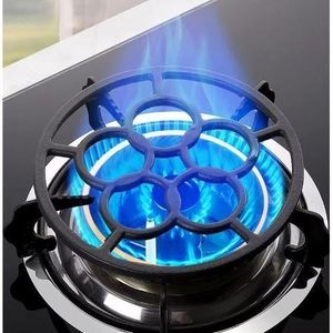 The non-slip iron pan rack is suitable for most gas stoves.