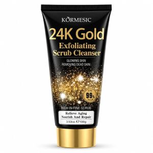 KORMESIC Nettoyant Exfoliant Gommant à l'Or "24 K"