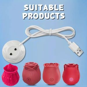Homarom Câble de recharge magnétique universel USB compatible avec la plupart des appareils de massage, vibromasseurs et masturbateurs