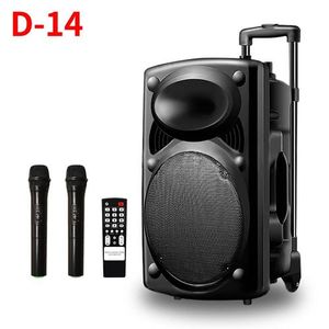 BAFFLE Enceinte  Bluetooth Haut Parleur D-14" 2 Micros
