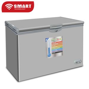 SMART TECHNOLOGY Congélateur Horizontal STCC-320 - Avec Clef - 340 L - Gris Garantie 12 Mois