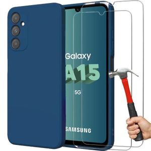 Samsung Coque en Silicone Galaxy A15 avec Antichoc Offert 