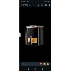 Oraimo SmartAirFryer 1500W, friteuse à air intelligente avec cuisson visible nouveau modèle 