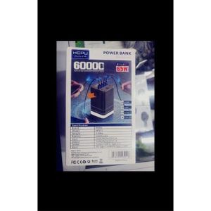 Powerbank 60000mAh Ultra Puissant Multicharge D'origine GH