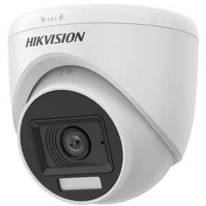 Hikvision Caméra tourelle fixe hybride intelligente 2MP avec éclairage et audio/ DS-2CE76D0T-LPFS