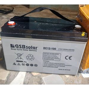 BATTERIE SOLAIRE DC-12V-100AH