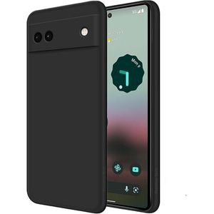 Coque En Silicone Compatible Pour Google Pixel 6 A - NOIR