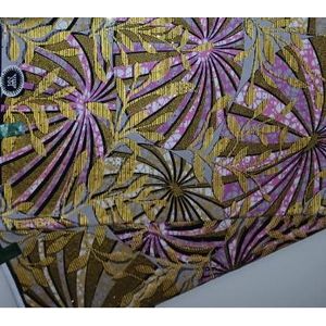 Pagne Grand Super Wax de Chine avec des Perles