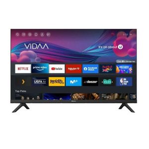 Hisense  TV LED  43'' Pouces - Wi-Fi - UHD TV - Androïd – -Youtub-Prime Video -Youtub-Prime Noir - 24 Mois De Garantie 