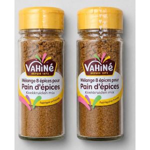 VAHINEMélange 8 épices pour Pain d'Épices Vahiné( 2x 40g)  Pour dessert et patisseries.