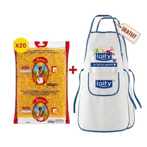 Maman Vermicelle Maman 500G X 20 + Tablier X 2