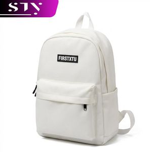 STY Sacs à dos pour femmes sac d’école Beige sacs légers sac Simple
