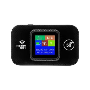 Routeur sans fil 4G Écran LCD MIFIs Mobile WiFi Routeur portable 3000mAh Batterie Pocket Carte Sim Dispositif réseau Modem