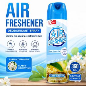 2 Désodorisant Spray  - Parfum Classic Osmanthus - 360 ml