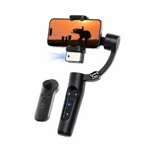 Stabilisateur de Telephone  M3 Alpro 3-axes pliable avec télécommande IA  (2025), idéal pour les selfies, le suivi du visage, les vidéos, les photos, les vlogs et les diffusions en direct