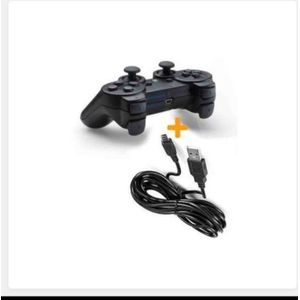 MANETTE DE JEU PS3 + CÂBLE DE RECHARGEMENT