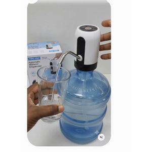 Distributeur d'eau - pompe à eau automatique pratique et hygiénique - Distributeur d'eau et boisson automatique - pour bouteille et bonbonne - rechargeable USB 