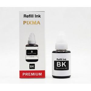 Premium Encre pigmentée de recharge pour imprimantes CAN GI13/GI23/GI33/GI43/GI53/GI63/GI73 - Noir