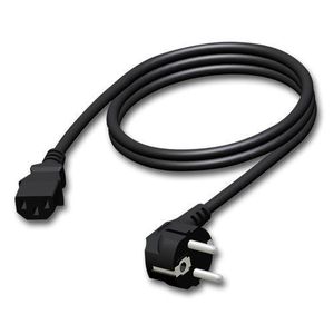 Câble D'Alimentation Pour Ordinateur, TV,Imprimante, Vidéo, Photocopieur - Noir