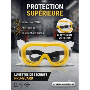 Lunettes de Sécurité Professionnelles Pro-Guard / Secure-View