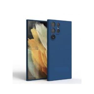 Coque Silicone Compatible Pour Samsung Galaxy S22 ULTRA Avec Antichoc - BLEU
