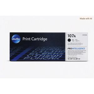 Cartouche de toner noire(  Ubuntu Print Cartridge 107A (W1107A)-HP laser jet Pro 107, MFP 135 et M137