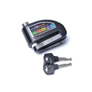Cadenas Verrou à disque de moto DEDC avec alarme, antivol, verrou de sécurité à disque de frein 