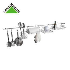 Leroy Merlin Crochet Acier 5 Têtes - Long 18,5cm - LOFT Inox