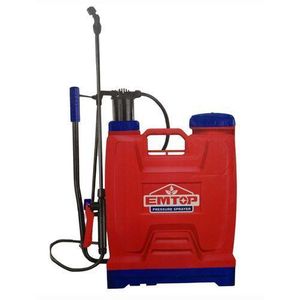 EMTOP Pulvérisateur à Dos 16L - Haute Pression- rouge