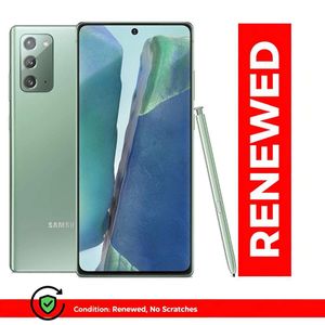 Renewed Samsung Galaxy Note 20, smartphones Android 8 Go de RAM + 128 Go de stockage, écran 2400 x 1080 (FHD+), vert
