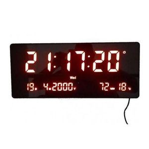 Horloge calendrier numérique LED